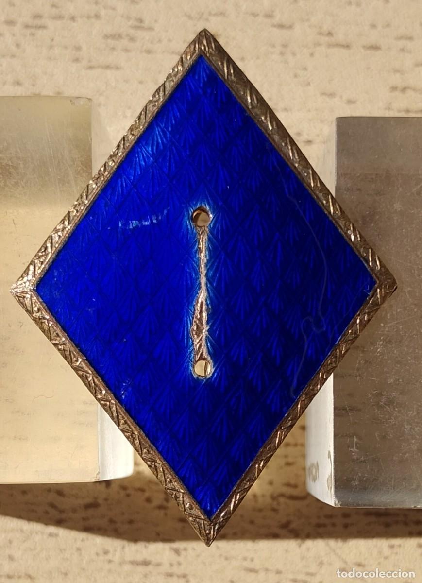 Militaria: Insignia Rombo de Solapa del Ejercito del Aire o Intendencia