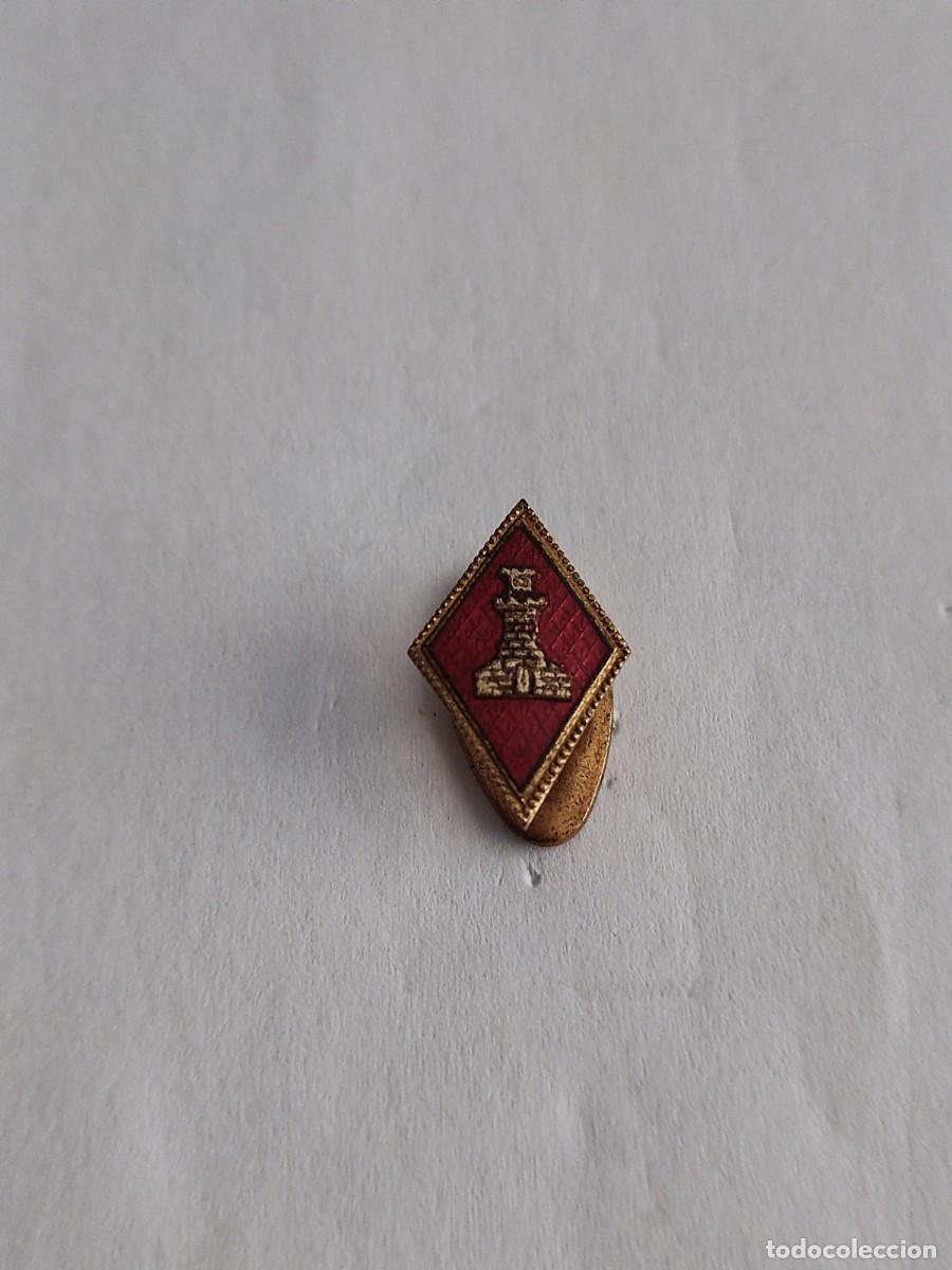 Militaria: PIN ROMBO TIPO SOLAPA DEL CUERPO MILITAR DE INGENIEROS