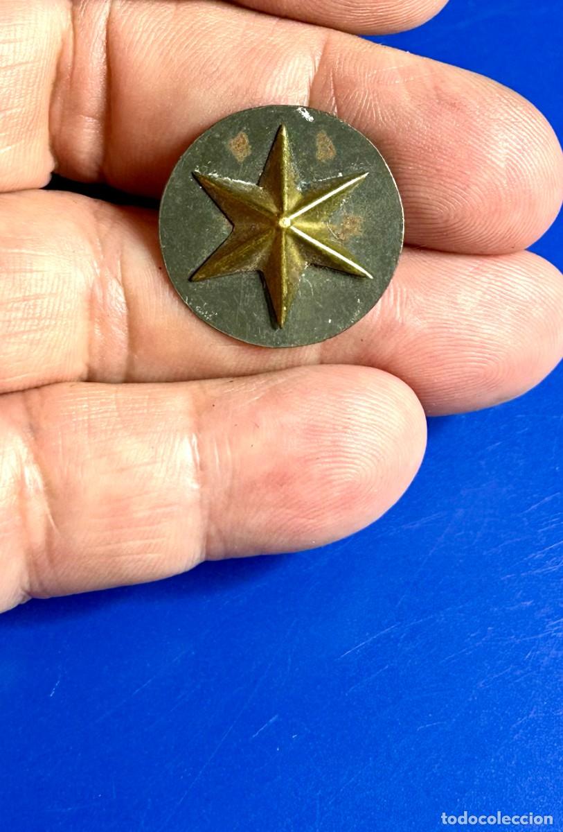 Militaria: 4278.Estrella militar 6 puntas utilizada como divisa de grado por los oficiales del Ej&eacute;rcito Espa&ntilde;ol