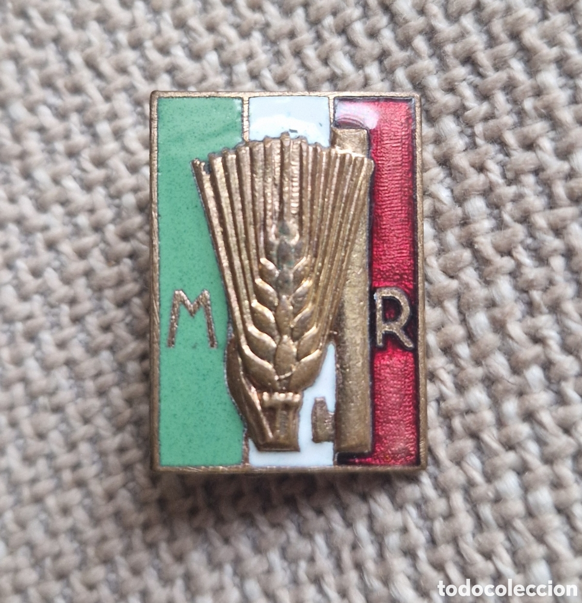 Militaria: Insignia Alfiler Medalla MF Guerra Balilla Fascista Fascismo Mussolini Littorio