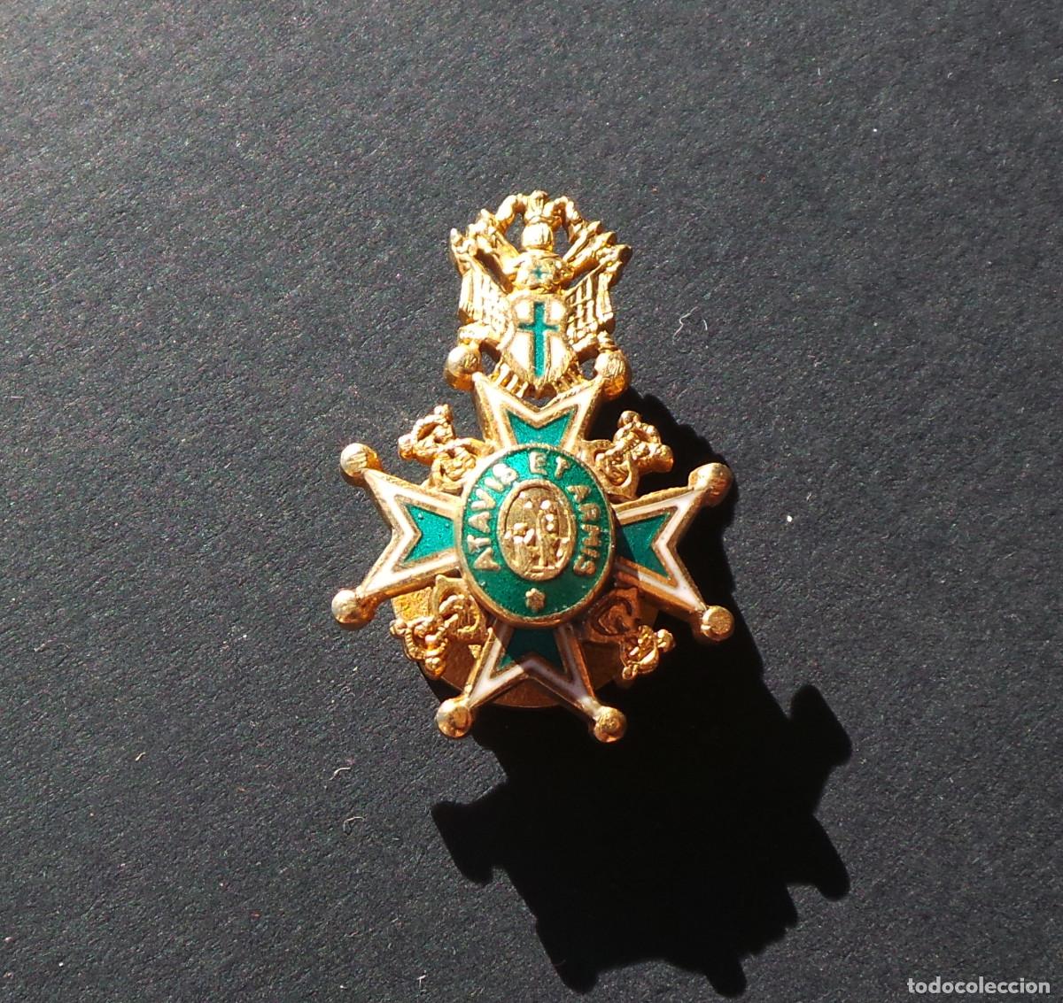 Militaria: MINIATURA DE LA ORDEN MILITAR Y HOSPITALARIA DE SAN L&Aacute;ZARO DE JERUSAL&Eacute;N.