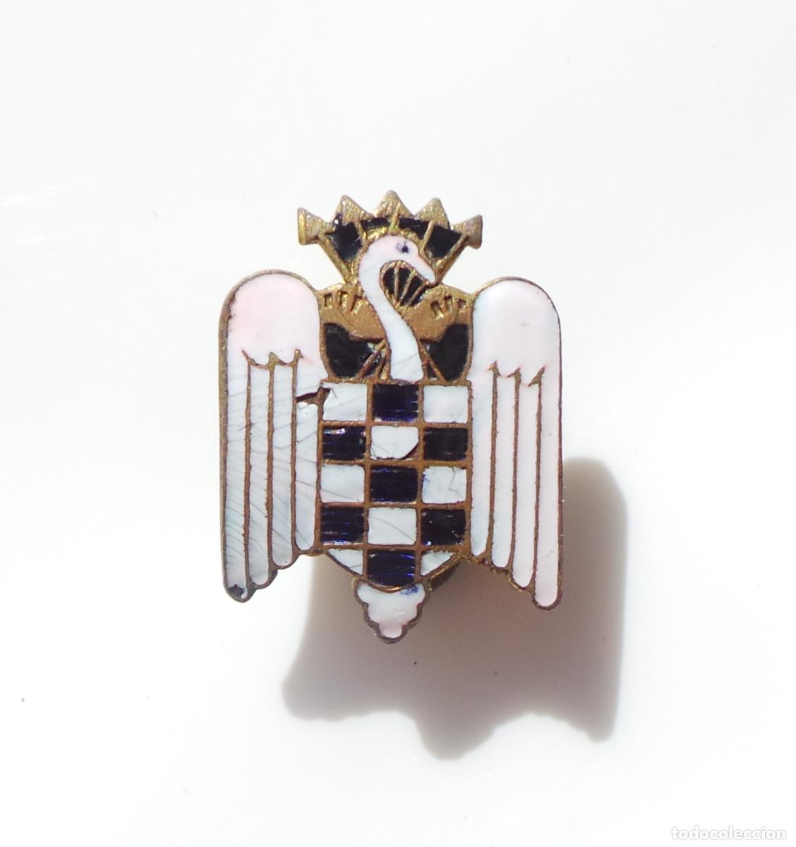 Militaria: INSIGNIA DE OJAL O SOLAPA DEL SEU.(SINDICATO ESPA&Ntilde;OL UNIVERSITARIO).