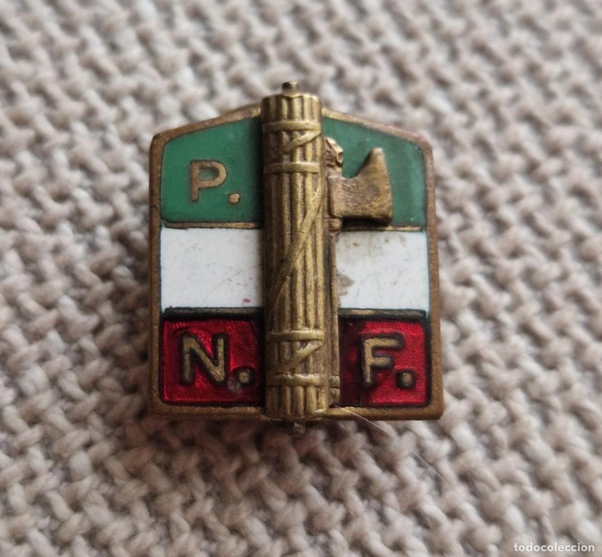 Militaria: Insignia Alfiler Medalla Italia Balilla Partido National Fascista Fascismo Mussolini Littorio CTV