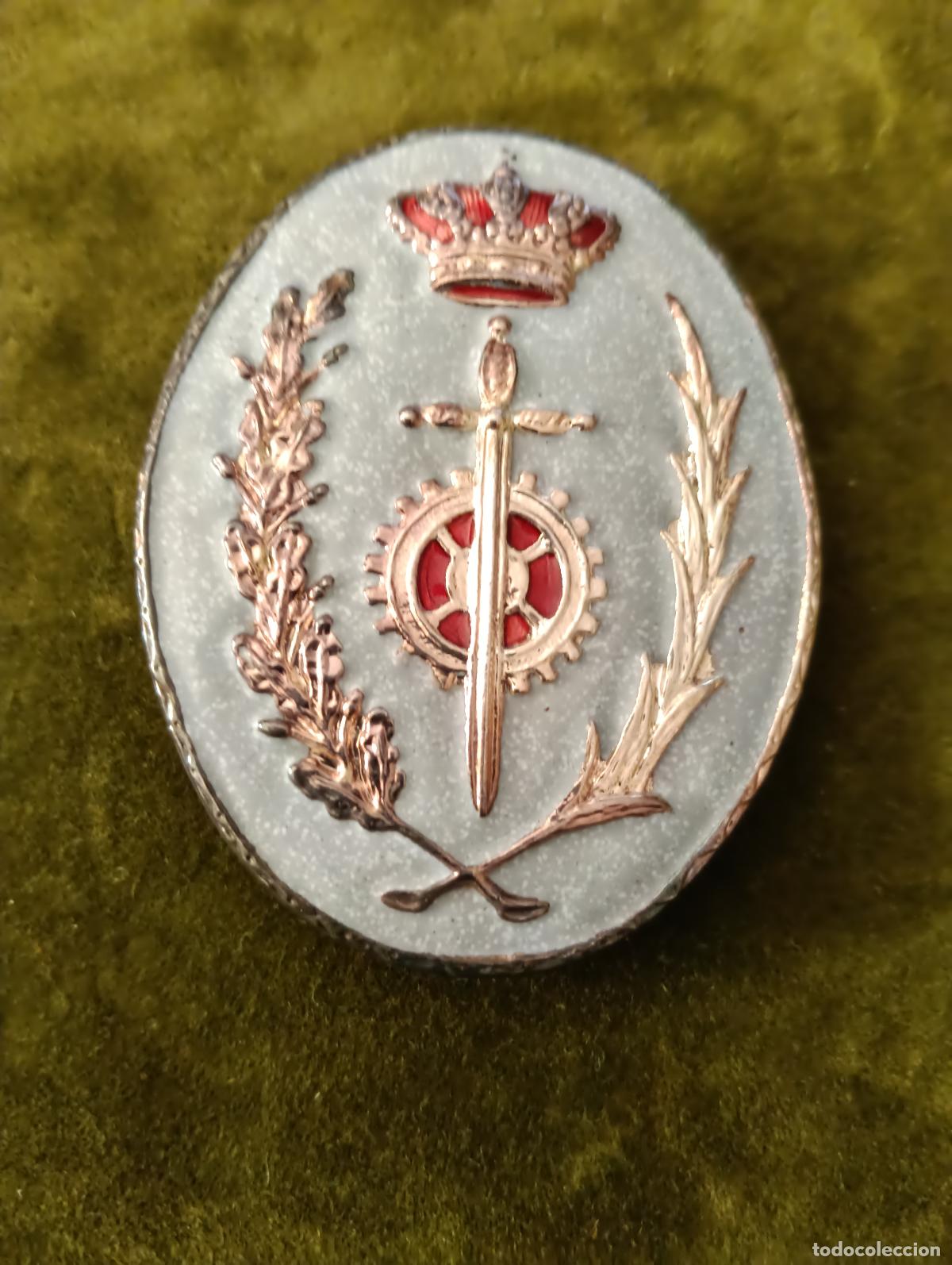 Militaria: PLACA DE PECHO ESMALTADA FUNCIONARIO DE PRISIONES / INSTITUCIONES PENITENCIARIAS MINISTERIO INTERIOR