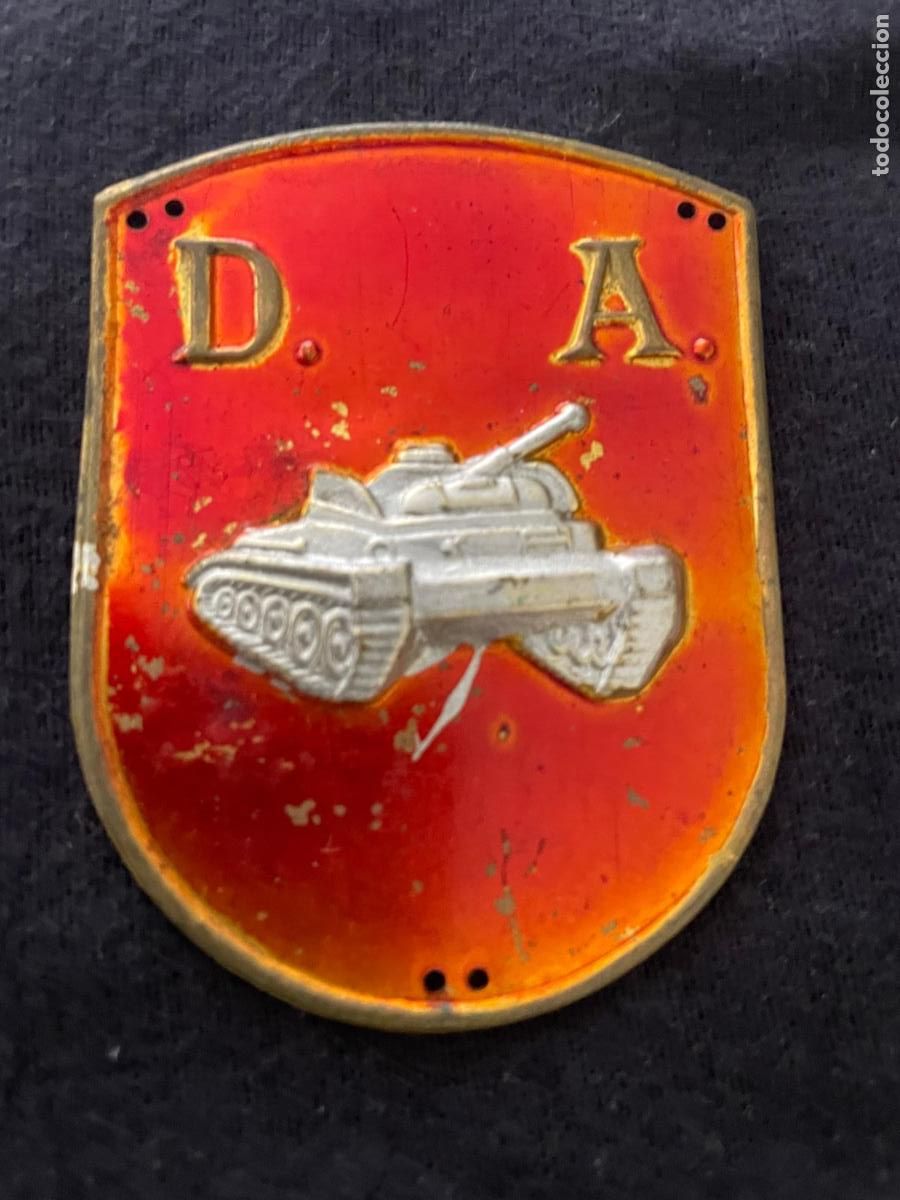 Militaria: PLACA - INSIGNIA DE BRAZO DE LA DIVISION ACORAZADA D.A.