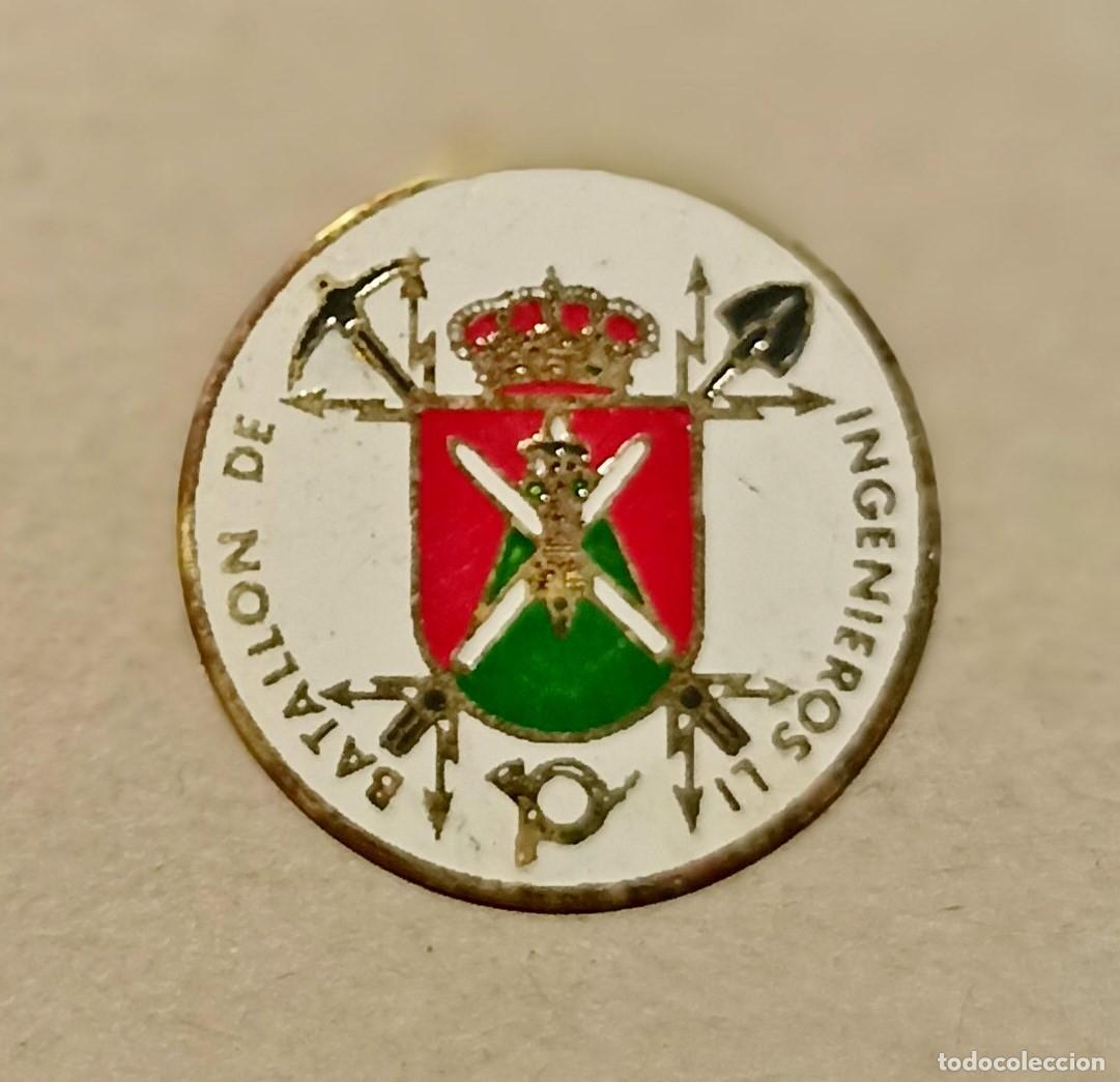 Militaria: PLACA ESMALTADA BATALL&Oacute;N DE INGENIEROS LI