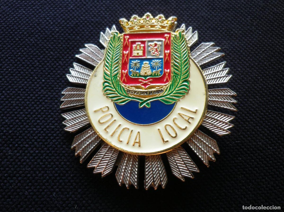 Militaria: PLACA DE PECHO DE LA POLICIA LOCAL DE LAS PALMAS DE GRAN CANARIA.