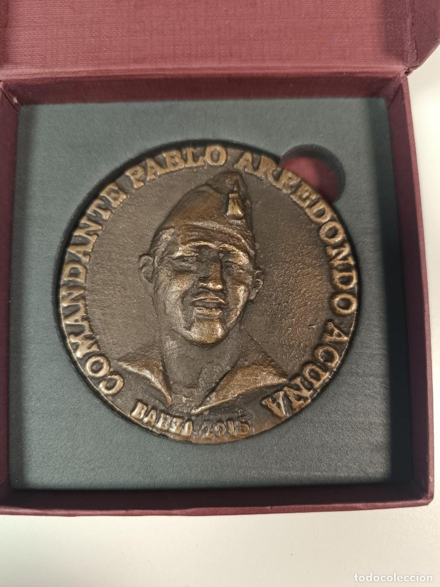 Militaria: MEDALLA CONMEMORATIVA DEL DOS VECES LAUREADO COMANDANTE PABLO ARREDONDO ACU&Ntilde;A BAEZA 2015