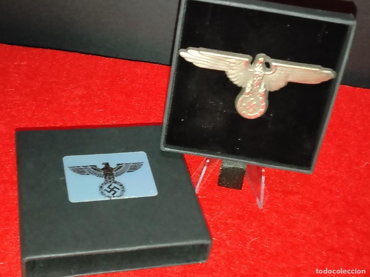 Military Antiques: ANTIGUA INSIGNIA DE SOMBRERO &Aacute;GUILA ALEMANA DE LA SEGUNDA GUERRA MUNDIAL