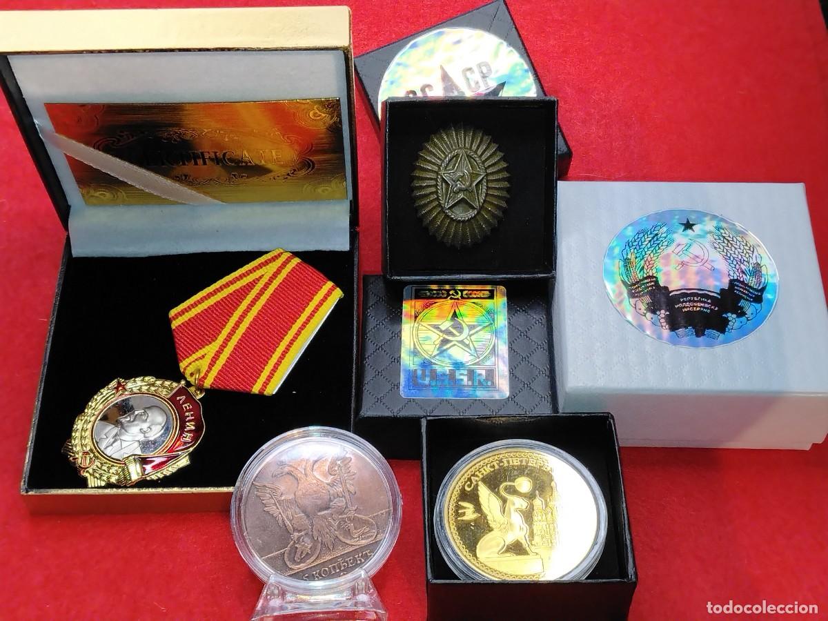 Militaria: COLECCI&Oacute;N USSR-CCCP -UNI&Oacute;N SOVIETICA-DE LA ORDEN DE LENIN+MEDALLAS E INSIGNIA