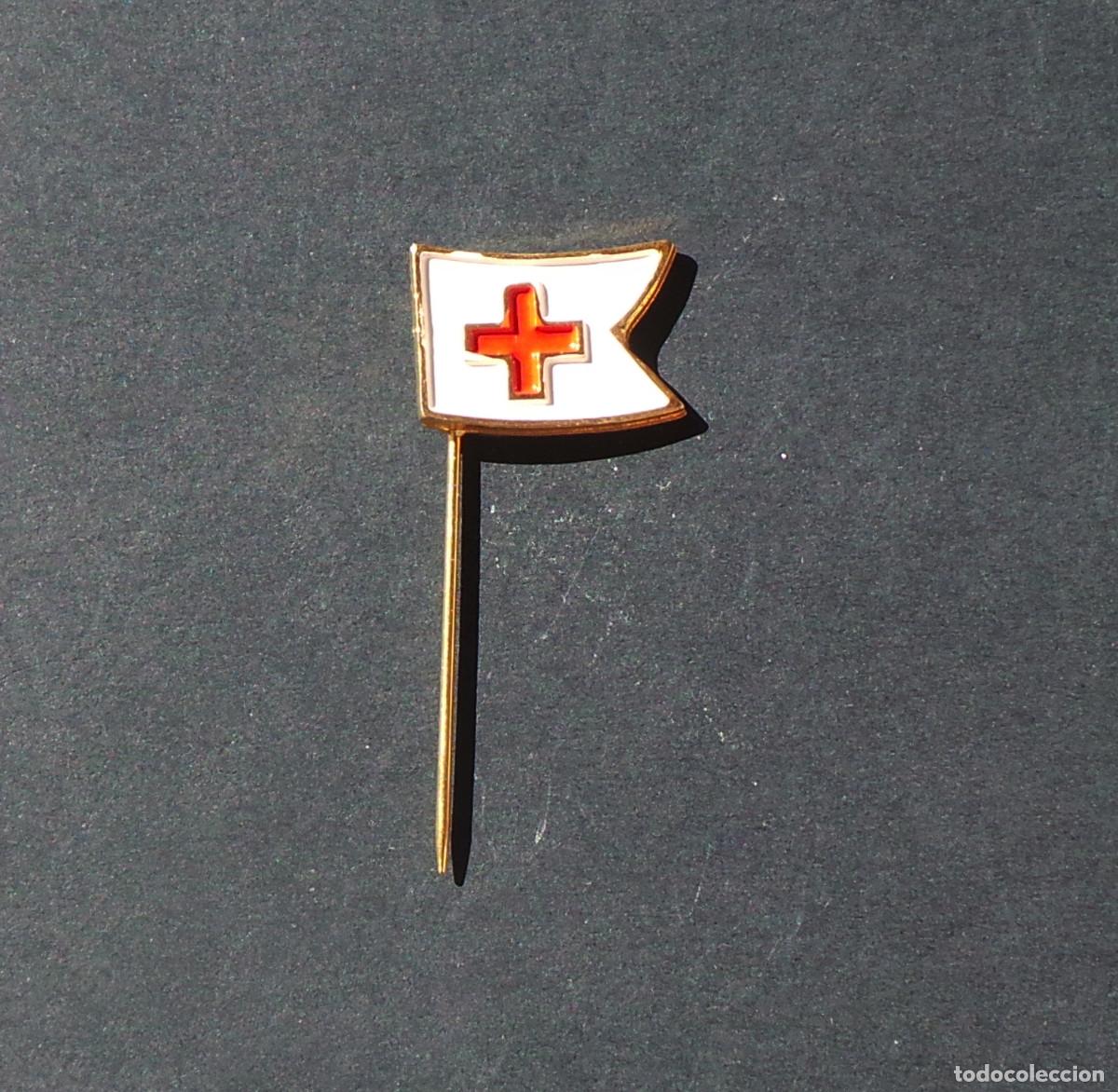 Militaria: INSIGNIA ALFILER HIST&Oacute;RICA DE SOLAPA. CRUZ ROJA ESPA&Ntilde;OLA. EXCELENTE ESTADO.