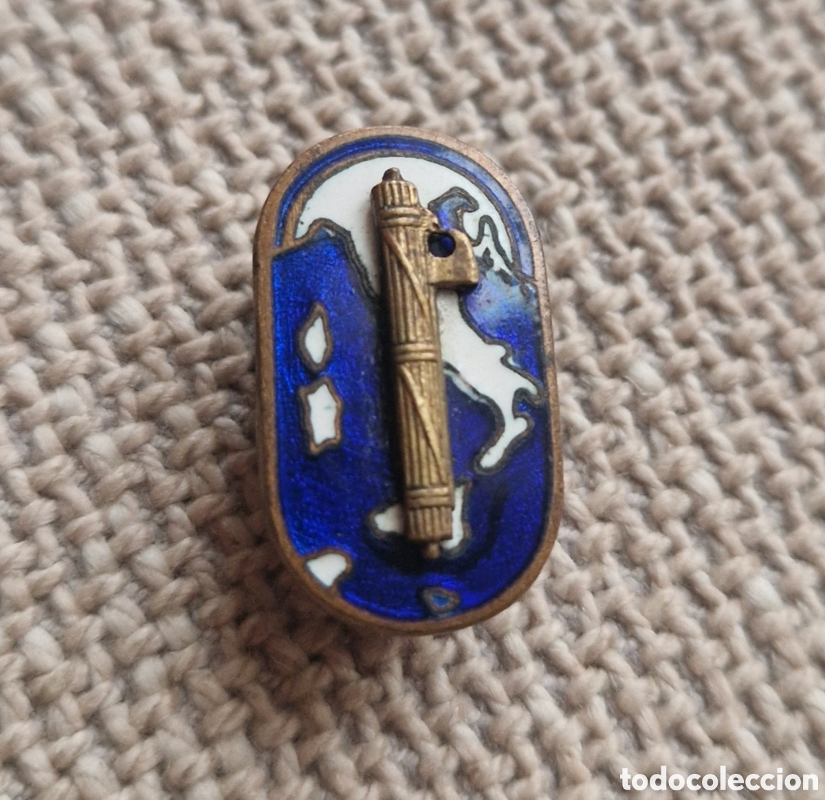 Militaria: Insignia Alfiler Medalla Ejercito Fascista Sindacatos Guerra Italia Fascismo Mussolini Littorio CTV
