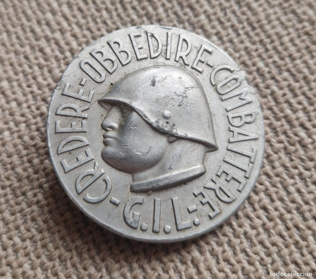 Militaria: Insignia Alfiler Medalla Italia Balilla Fascista Fascismo Juventud Mussolini Littorio CTV