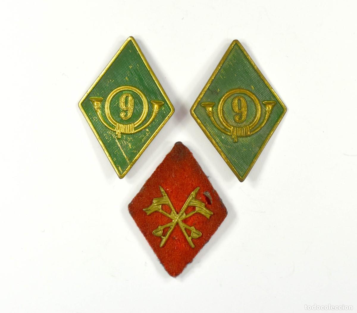 Militaria: Lote 3 insignias Espa&ntilde;a