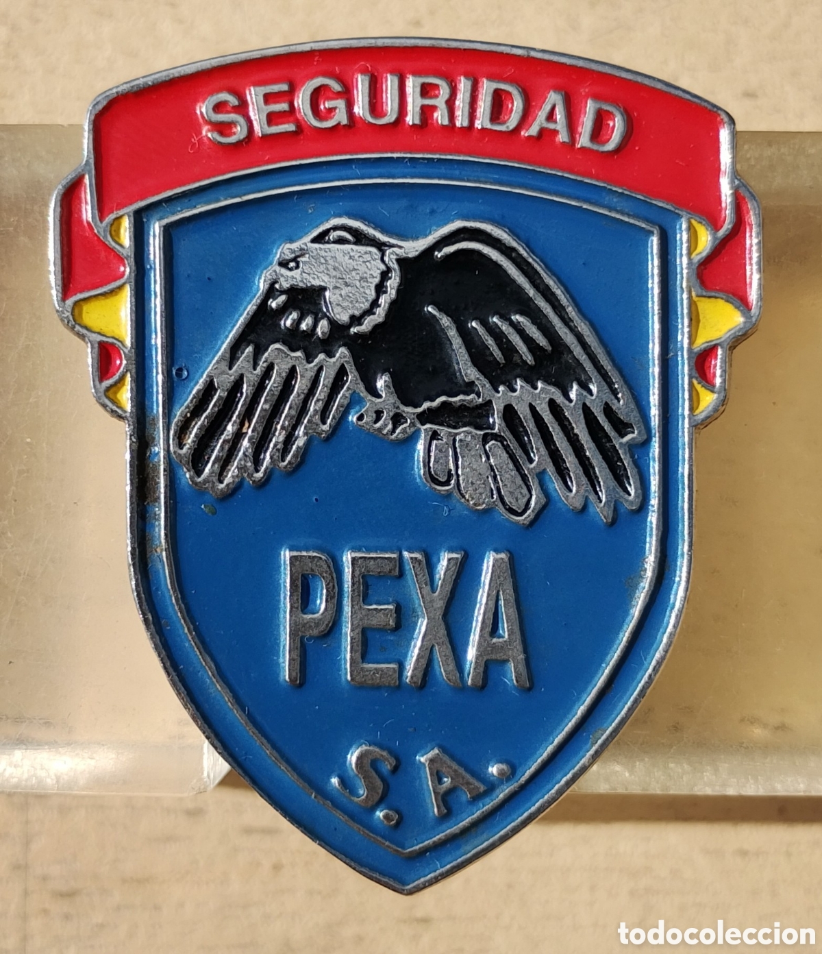 Militaria: Insignia Seguridad Pexa S.A.