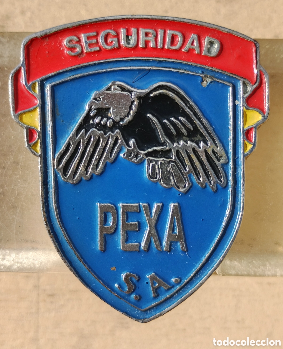 Militaria: Insignia Seguridad Pexa S.A. - Foto 1