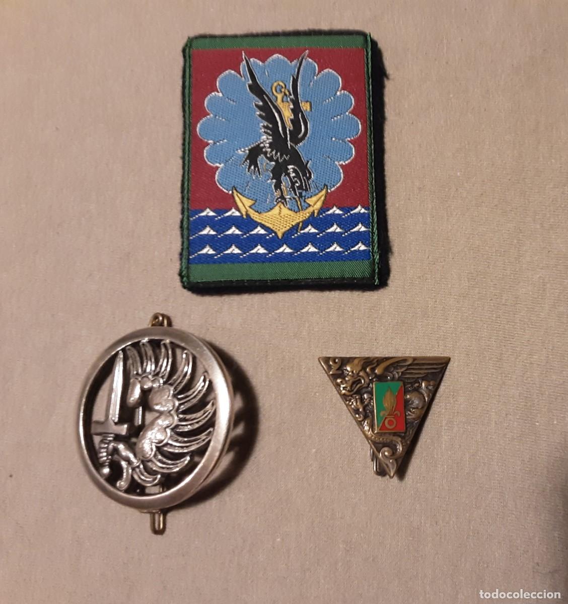 Militaria: Lote Paracaidista Legi&oacute;n Extranjera Francesa - 2&ordm; REP y 11&ordf; Brigada - Originales (Drago / Coinderoux