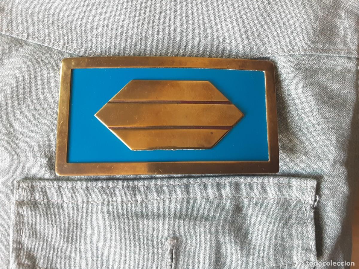 Militaria: Galleta de Pecho de Sargento de La Legi&oacute;n - III Bandera &rdquo;Tigres de Buharrat&rdquo;, 1.&ordm; Tercio a&ntilde;o 70-80