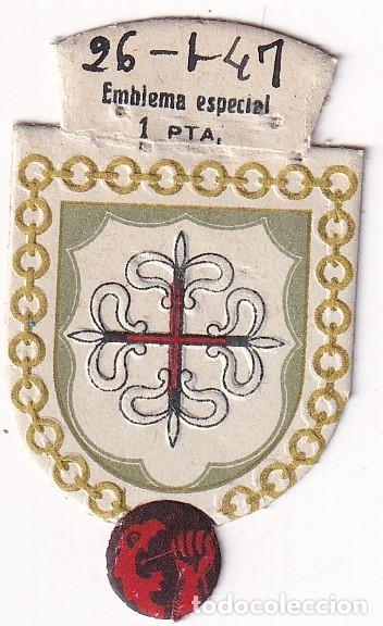 Militaria: DE 1 PTA. EMBLEMA AUXILIO SOCIAL SERIE O. N&ordm; 1. ORDEN DE MONTESA. INSTITUIDA POR JAIME II DE .