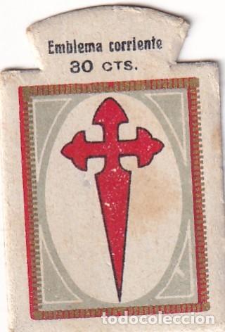 Militaria: Emblema corriente auxilio social serie O No.4 ORDEN DE SANTIAGO