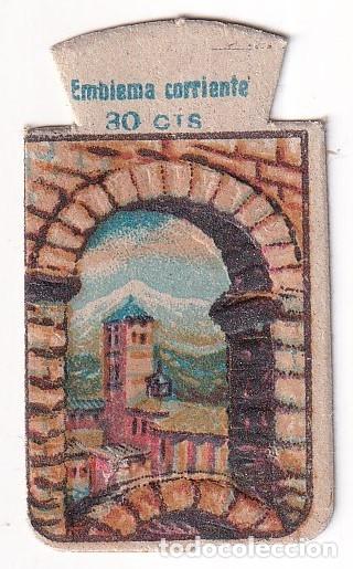 Militaria: AUXILIO SOCIAL EMBLEMA 30 CTS. SERIE: M.- N&ordm; 8.- SEGOVIA. (CATALOGADO)