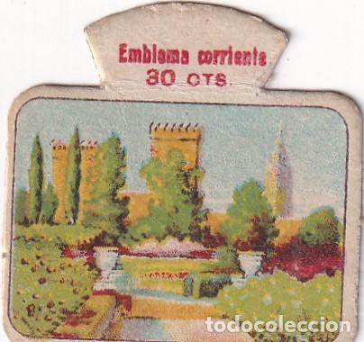 Militaria: EMBLEMA AUXILIO SOCIAL SERIE M NUMERO 5