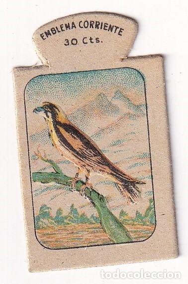 Militaria: SERIE P - N&ordm; 4 FALCO ELONARAE .. 30 cts .. EMBLEMA AUXILIO SOCIAL . AVES , FAUNA