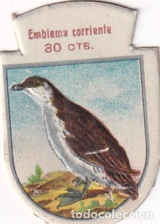 Militaria: Emblema auxilio social, CORRIENTE 30 CTS, serie P, N&ordm; 10, PING&Uuml;INO.