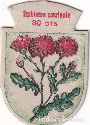 Militaria: SENECIO DE INDIAS AUXILIO SOCIAL CORRIENTE SERIE L 2 EMBLEMA INSIGNIA GUERRA CIVIL POSGUERRA