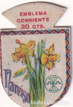 Militaria: EMBLEMA AUXILIO SOCIAL NARCISO SERIE L