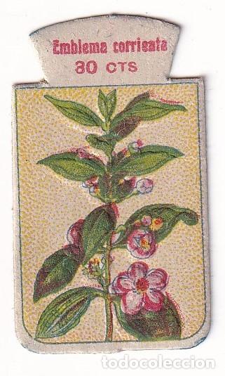 Militaria: EMBLEMA AUXILIO SOCIAL - SERIE L - N&ordm; 4 - MENBRILLERO DE CHINA - 30 CTS