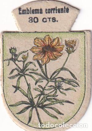 Militaria: SERIE L - N&ordm; 7 COREOPSIS .30 cts .. EMBLEMA AUXILIO SOCIAL . FLORA , FLOR