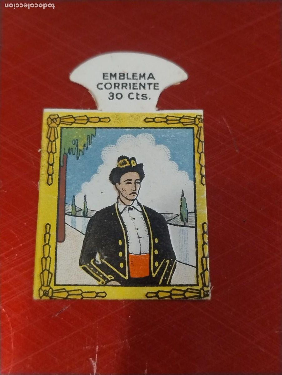 Militaria: Emblema de Auxilio Social de 30 Cts de Tipo de Soria. Serie H. N&ordm; 13.
