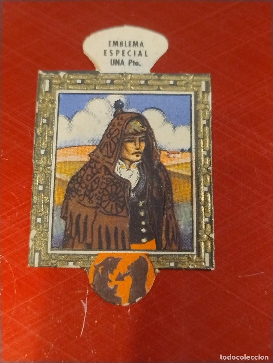 Militaria: Emblema auxilio social, especial 1 pts, serie H, N&ordm; 16, ZAMORA, MOZO DE CARBALES