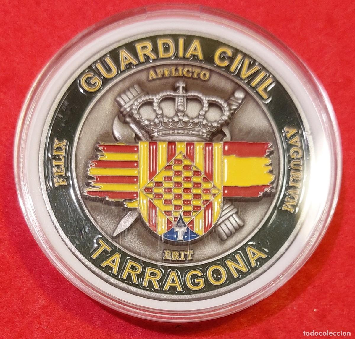 Military Antiques: MONEDA GUARDIA CIVIL TARRAGONA
