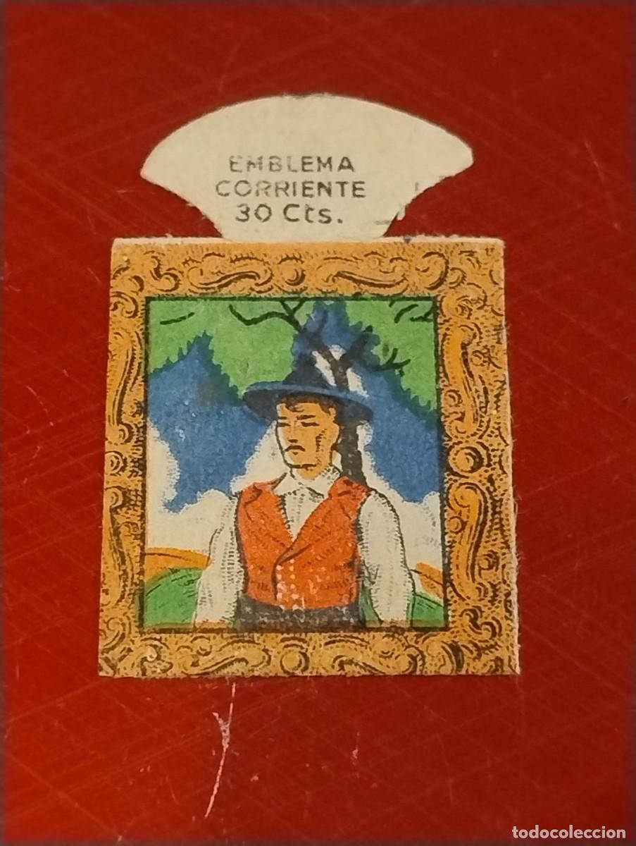 Militaria: Emblema corriente auxilio social serie H n⁰6. HUERTANO DE MURCIA.