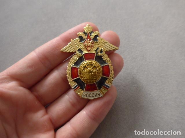 Militaria: Antigua insignia o emblema ruso de especialidad de Ingenieros, Rusia.