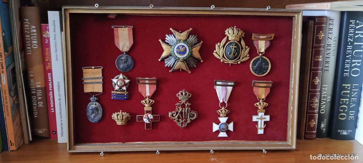 Militaria: Colecci&oacute;n de medallas militares &eacute;poca de Alfonso XIII y Franco.