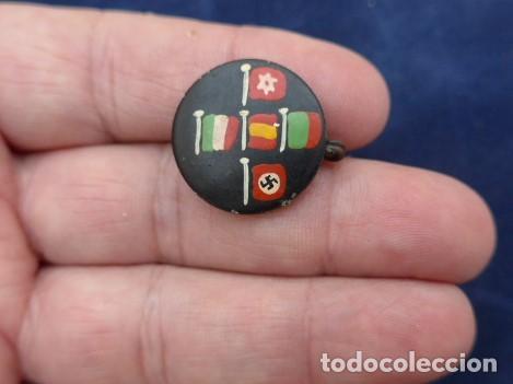 Militaria: ANTIGUA INSIGNIA ALIADOS DE FRANCO GUERRA CIVIL