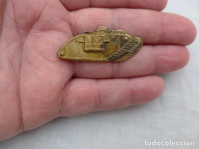 Militaria: ANTIGUO EMBLEMA DE TANQUISTA REPUBLICANO - TANQUE REPUBLICA GUERRA CIVIL - ORIGINAL