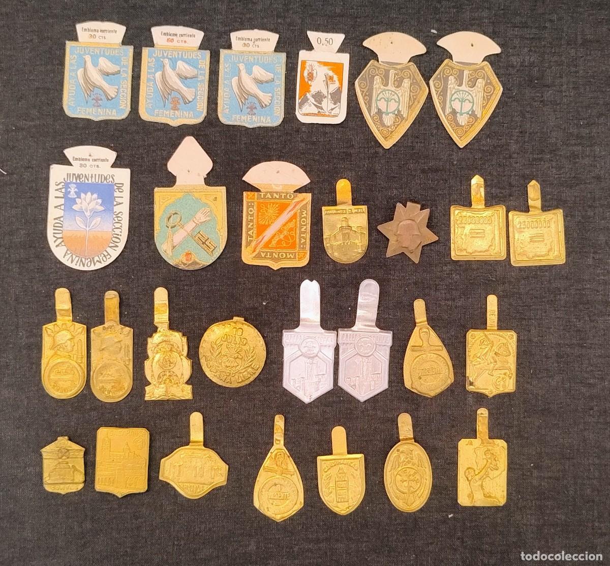 Militaria: LOTE 28 INSIGNIAS AUXILIO SOCIAL