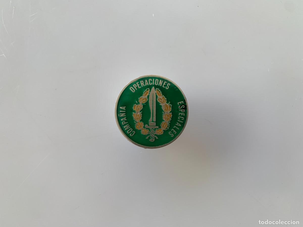 Militaria: Emblema Metalico Compa&ntilde;ia Operaciones Especiales COE Guerrillero Ej&eacute;rcito VTG 70s