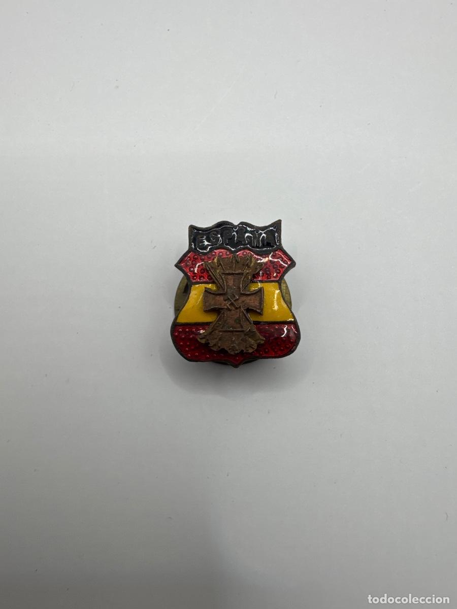 Militaria: INSIGNIA DE SOLAPA DIVISI&Oacute;N AZUL &ndash; ESCUDO ESPA&Ntilde;A &ndash; VOLUNTARIOS ESPA&Ntilde;OLES WEHRMACHT &ndash; II GUERRA MUNDI
