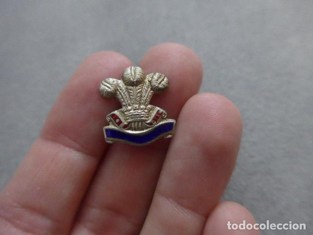 Militaria: Antigua insignia inglesa original de I o II Guerra Mundial, Gran Breta&ntilde;a.
