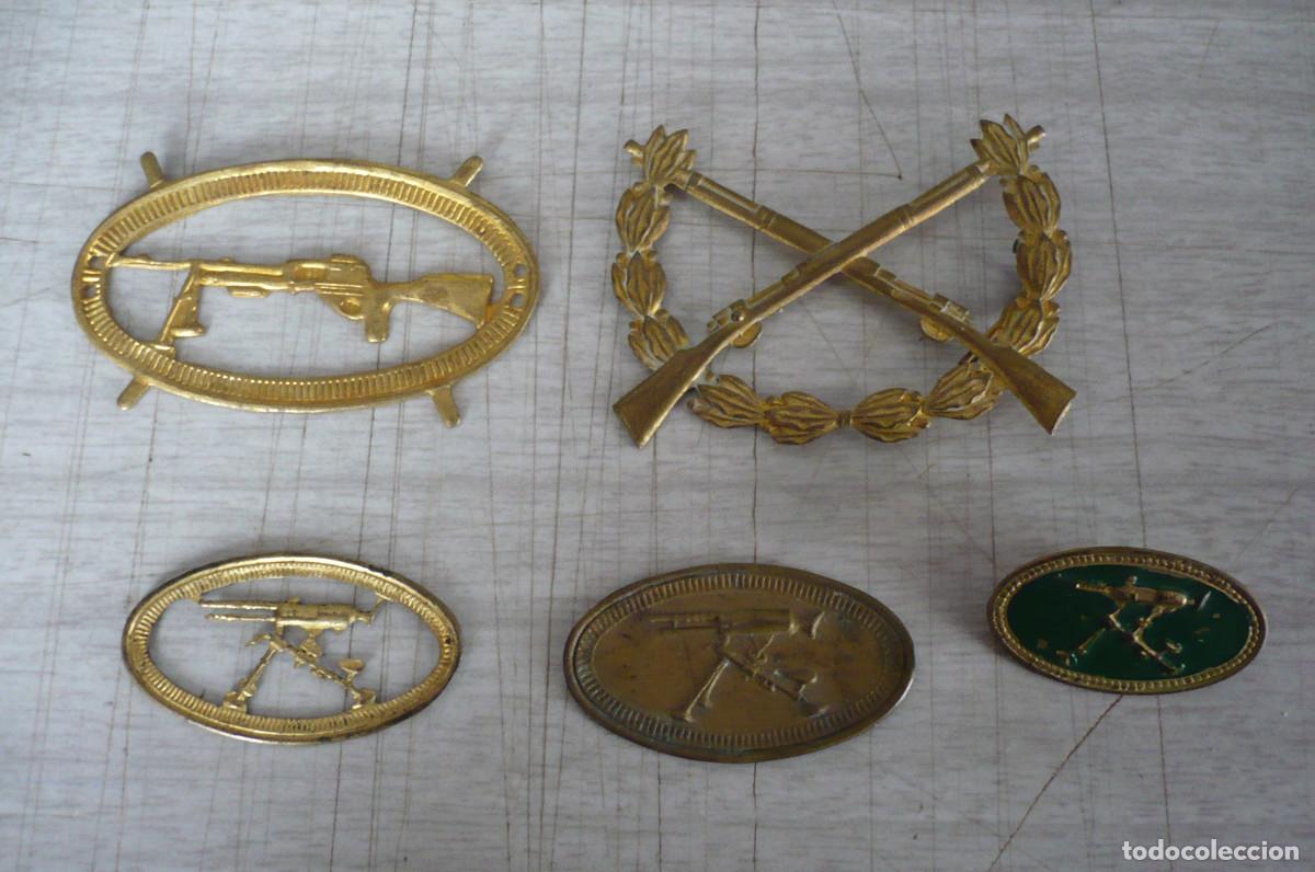 Militaria: insignias seccion ametralladoras guerra civil