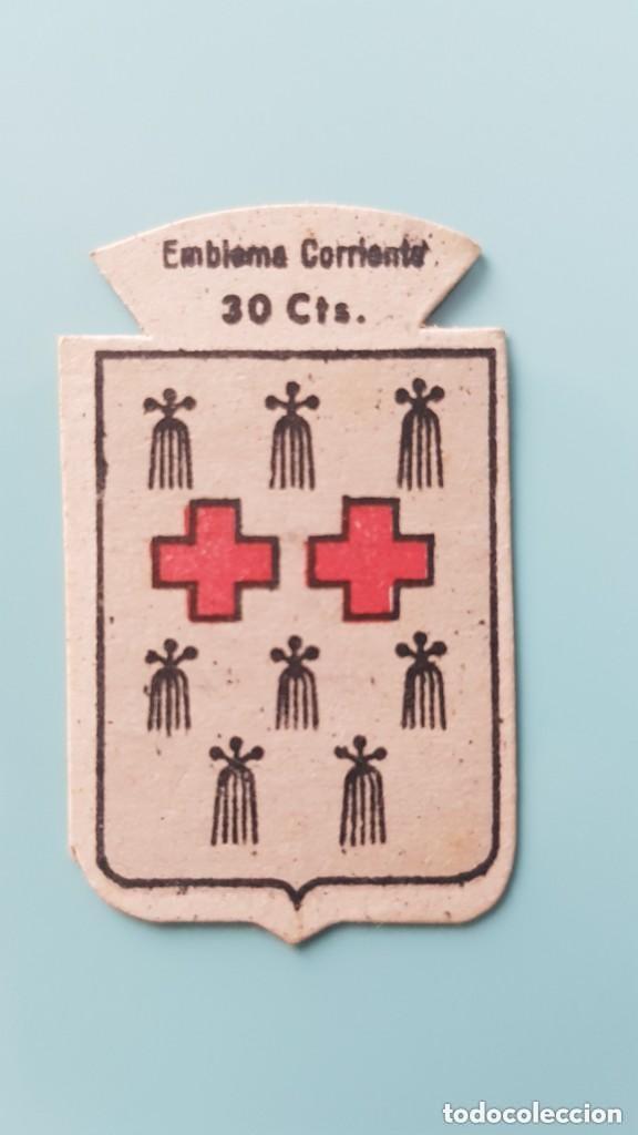 Militaria: Emblema corriente auxilio social serie B n⁰222. BACO