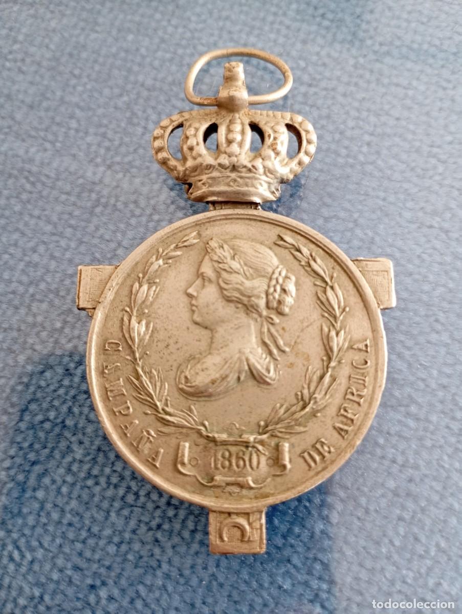 Militaria: ESPA&Ntilde;A MEDALLA DE DISTINCION ISABEL II 1860 CAMPA&Ntilde;A DE AFRICA