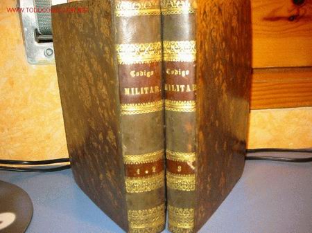 Military Antiques: TRATADO DEL DERECHO MILITAR-A&Ntilde;O 1848