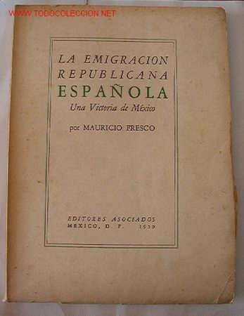 Militaria: Libro, La emigraci&oacute;n Republicana Espa&ntilde;ola, 183 p&aacute;ginas, publicado en 1950.