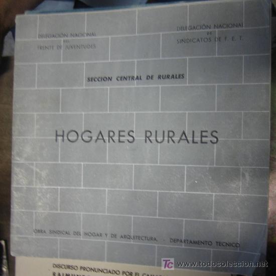 Militaria: Hogares rurales del F.E.T, con ilustraciones